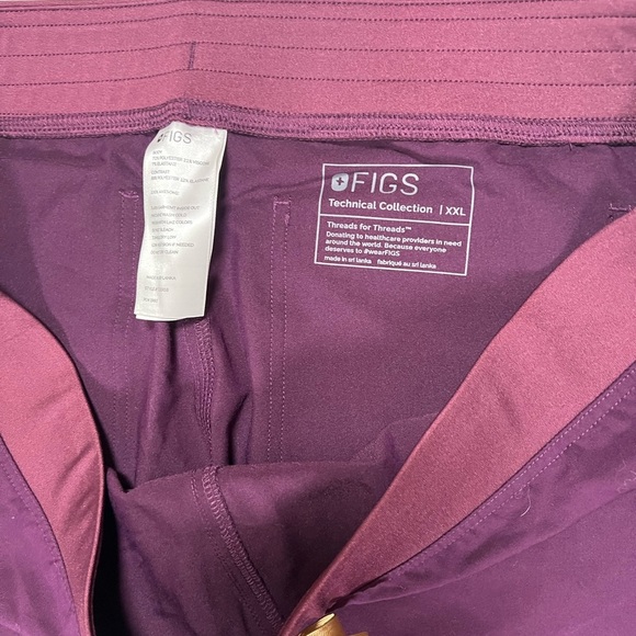 FIGS Purple Scrub Pants XXL | Comfortable Stylish Workwear Modern Medical - Picture 4 of 5
